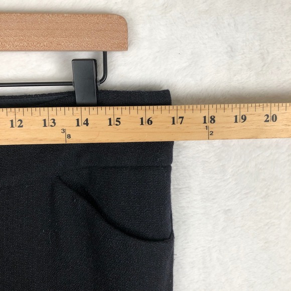 Antonio Melani Wool Blend Pants Women's Sz 10 Navy Blue Lined Trousers Office - Picture 6 of 10